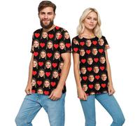 Camiseta Personalizada para Hombres y Mujeres al por Mayor, Personalizado diseña tu Propia Camiseta para Parejas. - Añade imágenes para Regalos Romántico