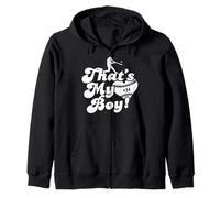 Camiseta personalizada That's My Boy #34 Baseball Mom Baseball Dad Sudadera con Capucha