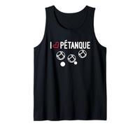 Camiseta petanca Je aime petanca i love petanca Camiseta sin Mangas