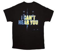 Camiseta Pierce The Veil I Cant Hear You, Negro, S
