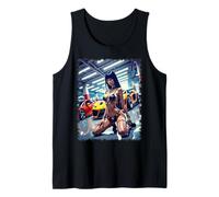 Camiseta Pin-up Girl & Sports Car - JDM Girl & JDM Tuner Cars Camiseta sin Mangas