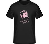 Camiseta Pink Freud, Negro , L