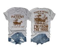 Camiseta «Please Be Patient with Me I'm from The 1900S», gris, L