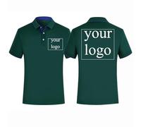 Camiseta Polo con Logotipo Personalizado, Camiseta De Manga Corta con Imagen De Texto De Tu Diseño, Ropa De Trabajo Informal De Moda para Verano, Regalo De Empresa para Equipo Color9,L
