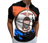 Camiseta polo de manga corta con el mapa de la bandera del condado del Bronx del condado de Nueva York, camiseta casual de verano para hombre, Estilo:, 6XL