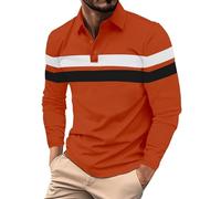 Camiseta polo de rugby para hombre, ajuste holgado, sudadera de moda para otoño e invierno, con parche de edición regular, manga de hombro, suéter de color sólido, blusa Henley para hombre, camiseta