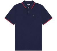 WRANGLER Camiseta 'POLO SHIRT' navy / rojo, Talla L