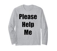 Camiseta por Favor ayúdame Manga Larga