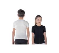Camiseta postural pediátrica unisex con cremallera Fgp P+Young MIS. 3° aprox. pecho 74 - 80 cm negro
