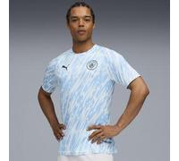 PUMA Camiseta prepartido Manchester City para hombre, Accesoiros, Azul, S S