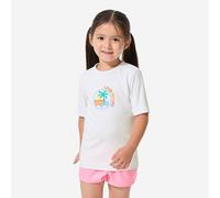 Camiseta protección solar niños 4-8A manga corta UPF 50+ Love Life Blanco 103-112cm 4-5A