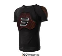 Shot Race D3O Camiseta Protectora, negro, tamaño XS para Hombres