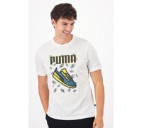 Camiseta puma graphics sneaker hombre blanco 2XL