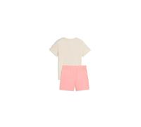 Camiseta puma essentials logo an infantil rosa/beige 4 - 5 AÑOS