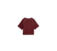 Camiseta puma essentials relaxed cropped granate mujer M
