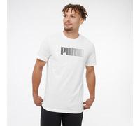 Camiseta Puma Hombre Blanco Algodón Manga Corta S