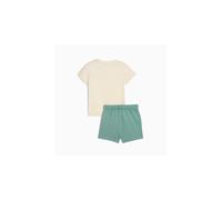 Camiseta puma minicats essentials bebés beige/verde 6 - 9 MESES
