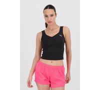 Camiseta Puma - Negro - Camiseta Crop Top Mujer talla M