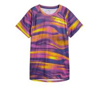Camiseta Puma Velocity All-Over Print Morado Amarillo Mujer, Talla S