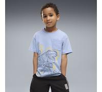Camiseta PUMA x TRANSFORMERS de corte holgado y con estampado para niños, Ropa, Azul, 3-4Y