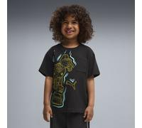 Camiseta PUMA x TRANSFORMERS de corte holgado y con estampado para niños, Ropa, Negro, 5-6Y