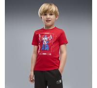 Camiseta PUMA x TRANSFORMERS estampada para niños, Ropa, Rojo, 5-6Y