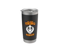 Camiseta Punjabi Sikh Do Your Thing Singh Vaso térmico de acero inoxidable de doble pared