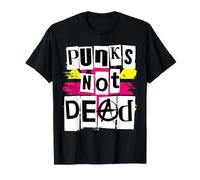 Camiseta Punks Not Dead para fanáticos del punk rock Camiseta