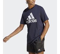 Camiseta punto jersey Essentials logo grande Hombre Talla M. Color Azul