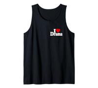 Camiseta Queen I Love Heart Drama Drama Camiseta sin Mangas