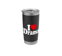 CAMISETA QUEEN I LOVE HEART DRAMA DRAMA Vaso térmico de acero inoxidable de doble pared