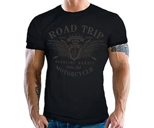 Camiseta Racing Tuning: Road Trip High Performance. Negro M