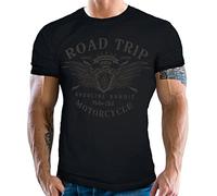 Camiseta Racing Tuning: Road Trip High Performance. Negro XXXXL