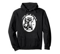 Camiseta Racoon Meme Divertida Trash Panda I Thrive In Chaos Sudadera con Capucha
