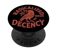 Camiseta Radicalized by Basic Decency Peace Dove Equality PopSockets PopGrip Adhesivo
