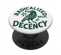 Camiseta Radicalized by Basic Decency Peace Dove Equality PopSockets PopGrip Adhesivo