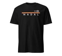 Camiseta Rafael Nadal | Deporte | Tenis | Padel | Regalo | Cumpleaños | Camiseta Nadal | Rafael Nadal | Camiseta Rafael Nadal | Camiseta Rafael Nadal, Negro , XL
