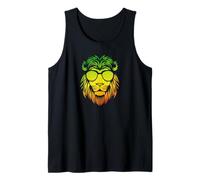 Camiseta Rasta Reggae Jamaica León, Camiseta Vintage Camiseta sin Mangas