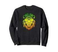 Camiseta Rasta Reggae Jamaica León, Camiseta Vintage Sudadera