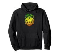 Camiseta Rasta Reggae Jamaica León, Camiseta Vintage Sudadera con Capucha
