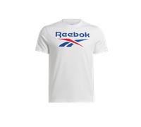 CAMISETA REEBOK RIBIG STACKED LOGO TEE 100071175 BLANCA HOMBRE MANGA CORTA