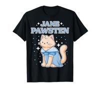 Camiseta Regency Cat Classic Literary Cat de Jane Pawsten para Amantes de los Gatos Camiseta