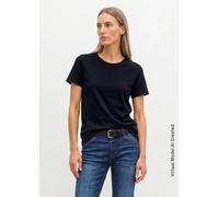 Camiseta regular de cuello redondo Black XXS