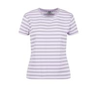 Camiseta regular de rayas para mujer Urban Classics XL