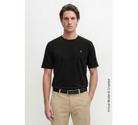 Camiseta regular teñida en prenda Black XXL