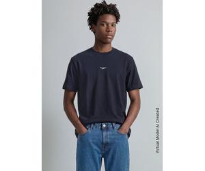 Camiseta relajada True Navy S