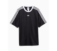 Camiseta Relaxed adidas Originals Jacquard para hombre Negro XS