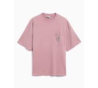 Camiseta Relaxed Carhartt WIP Hudson Pocket para hombre Rosa M