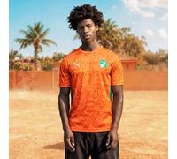Jersey T-Shirt 1ª equipación 2026 Puma Ivory Coast Futbol para hombre Naranja M