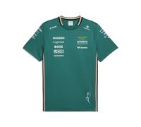 Camiseta réplica PUMA x ASTON MARTIN ARAMCO F1® TEAM Alonso para hombre, Accesoiros, Verde, XS